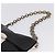 PRADA Chain Shoulder Bag Leather Black Silver - vista 14