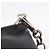 PRADA Chain Shoulder Bag Leather Black Silver - vista 19