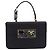 PRADA Hand Bag Satin Black Gold Tone - vista 13