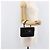 PRADA Hand Bag Satin Black Gold Tone - vista 26