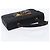 PRADA Hand Bag Satin Black Gold Tone - vista 6