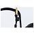PRADA Hand Bag Satin Black Gold Tone - vista 8