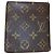 Louis Vuitton Cartera de Lona Monogram Marrón