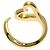 Autre Marque Anello Tiffany Open Heart in oro giallo 18K - vista 4