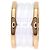 Bulgari Anello Bvlgari B-zero1 a 4 fasce in ceramica bianca e oro rosa - vista 3