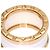 Bulgari Anello Bvlgari B-zero1 a 4 fasce in ceramica bianca e oro rosa - vista 5