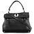 Yves Saint Laurent 283761 Borsa 2-Way Muse Two in pelle nera