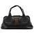 Gucci Borsa Bowling 2002 in pelle nera con chiusura in legno