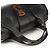 Gucci Borsa Bowling 2002 in pelle nera con chiusura in legno - vista 11