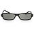 DiorSunStrass 2 Black Strass Rectangular Sunglasses - view 2
