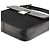 Prada Borsa con manico B7097 Black Tessuto Vitello Top Handle Bag - vista 9