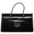 Gucci Schwarze Ledertasche G Square