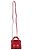 Chloé Bolsa Micro Edith em couro vermelho - vista 2