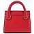 Chloé Bolsa Micro Edith em couro vermelho - vista 4