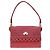 Miu Miu Borsa a spalla in vitello rosa con chiusura a rotazione
