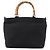Bamboo Gucci Borsa tote in bambù trapuntata nera - vista 4