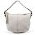 Coach Borsa a tracolla hobo a mezzaluna 8A03 in pelle bianca