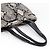 Gucci 1999 Grey Snakeskin Print Drawstring Tote Bag - Ansicht 11