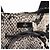 Gucci 1999 Grey Snakeskin Print Drawstring Tote Bag - Ansicht 7