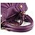 Marc by Marc Jacobs Borsa 2-Way Classic Q Baby Groovee in pelle viola - vista 9