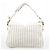 Chloé Borsa a tracolla Kerala in pelle traforata bianca - vista 3