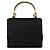 Prada Borsa Tote Tessuto Metallo Navy - vista 3
