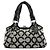 Coach 13441 Borsa Tote Signature Kiss-Lock Grey Black
