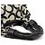 Coach 13441 Borsa Tote Signature Kiss-Lock Grey Black - vista 10