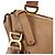Chloé Borsa a tracolla Marcie in pelle marrone chiaro - vista 10