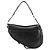 Dior Borsa a tracolla saddle in pelle nera - vista 3