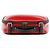 Miu Miu Borsa vanity in pelle rossa e nera - vista 4