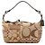 Coach Borsa Hobo Patchwork Signature Beige Brown