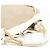 Miu Miu Borsa a tracolla in tela beige con applicazioni floreali - vista 9