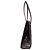 Gucci Borsa Tote in pelle e pony hair marrone scuro - vista 2