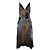 Roberto Cavalli Abito in mesh Cavalli Class 2000's con stampa animalier e floreale multicolore