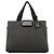 Prada Borsa Tote Padlock in lana e pelle grigio e nero Fall 1999