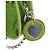 Chloé Grüne Nylon-Schultertasche mit Logo-Klappe - Ansicht 9