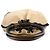Gucci 106294 Borsa a secchiello in camoscio beige con manico in legno - vista 4