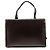 Prada Borsa Tote 1995 Brown Vitello Sport - vista 3