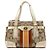 Coach F11620 Beige Signature Turnlock Tote Bag