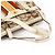 Coach F11620 Beige Signature Turnlock Tote Bag - Ansicht 11