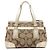 Coach F11620 Beige Signature Turnlock Tote Bag - Ansicht 3