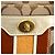 Coach F11620 Beige Signature Turnlock Tote Bag - Ansicht 6