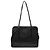 Prada Borsa Tote in Tessuto Spazzolato nera - vista 3
