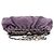 Gucci 001 4247 Borsa a spalla clutch in lino arricciato viola - vista 4
