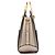 Chloé Bolsa 2-Way em couro bege com alça dourada - vista 2