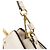 Chloé Bolsa 2-Way em couro bege com alça dourada - vista 7