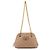 Marc Jacobs Gesteppte Leder-Schultertasche mit Kette in Rosa Beige