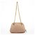 Marc Jacobs Gesteppte Leder-Schultertasche mit Kette in Rosa Beige - Ansicht 3