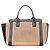 Chloé Borsa tote in pelle traforata rosa tenue e nero